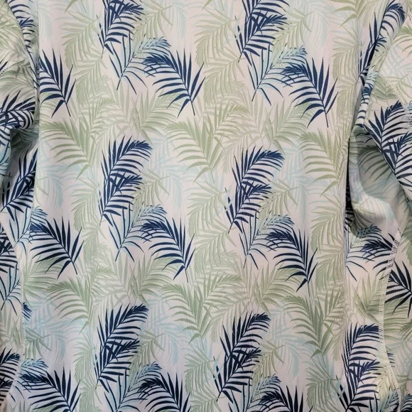 Chase 54 Leaf Print Quarter-Zip Pullover - Picture 3 of 5